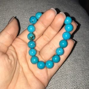 Turquoise beaded bracelet